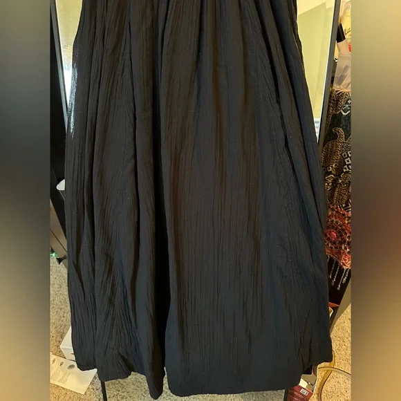 Free People Black Oasis Midi Dress - Picture 9 of 14